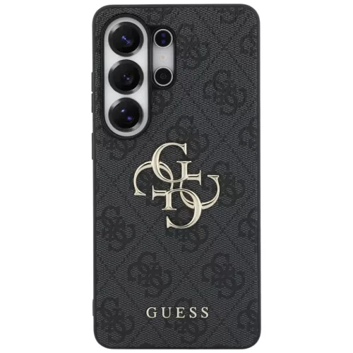 Samsung Galaxy S26 Ultra Guess 4G Nagy Fém Logó fekete tok