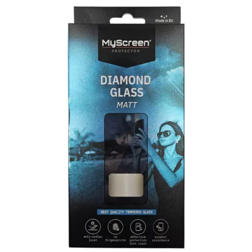 iPhone 17 Pro MyScreen Diamond Glass Matt fekete üvegfólia