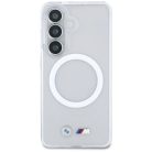 Samsung Galaxy S26 Átlátszó BMW M IML Metal Metal Logo Mágneses tok