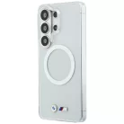 Samsung Galaxy S26 Ultra Átlátszó BMW M IML Fém Logós Mágneses Tok