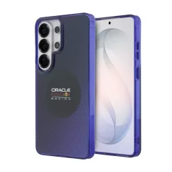   Samsung Galaxy S26 Ultra Tengerészkék Red Bull PC Két Rétegű Blended Lines Mágneses Tok