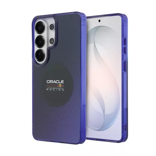 Samsung Galaxy S26 Ultra Tengerészkék Red Bull PC Két Rétegű Blended Lines Mágneses Tok