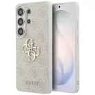Samsung Galaxy S26 Ultra Pink Guess PU 4G Metal Logo tok