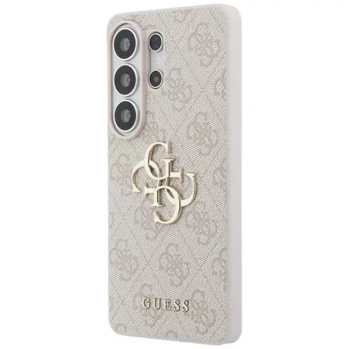 Samsung Galaxy S26 Ultra Pink Guess PU 4G Metal Logo tok