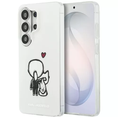 Samsung Galaxy S26 Ultra Átlátszó Karl Lagerfeld IML K&CH Hátsó Logós Mágneses tok