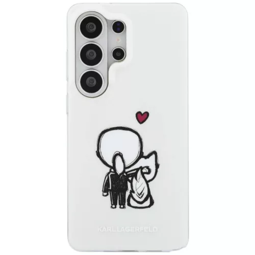 Samsung Galaxy S26 Ultra Átlátszó Karl Lagerfeld IML K&CH Hátsó Logós Mágneses tok