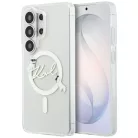 Samsung Galaxy S26 Ultra Átlátszó Karl Lagerfeld IML Choupette Karl Script Logo Mágneses Tok