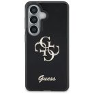 Samsung Galaxy S26 Fekete Guess IML 4G Script Metal Logo tok