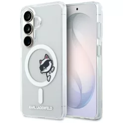   Samsung Galaxy S26 Átlátszó Karl Lagerfeld IML Choupette Peekaboo Logo Mágneses tok