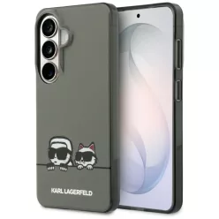   Samsung Galaxy S26 fekete Karl Lagerfeld IML K&CH Peekaboo Logo Mágneses Tok
