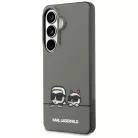 Samsung Galaxy S26 fekete Karl Lagerfeld IML K&CH Peekaboo Logo Mágneses Tok