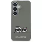 Samsung Galaxy S26 fekete Karl Lagerfeld IML K&CH Peekaboo Logo Mágneses Tok