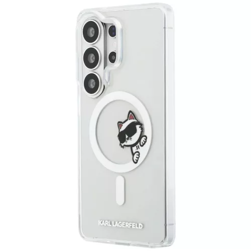 Samsung Galaxy S26 Ultra Karl Lagerfeld IML Choupette Peekaboo Logo Mágneses tok