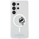 Samsung Galaxy S26 Ultra Karl Lagerfeld IML Choupette Peekaboo Logo Mágneses tok