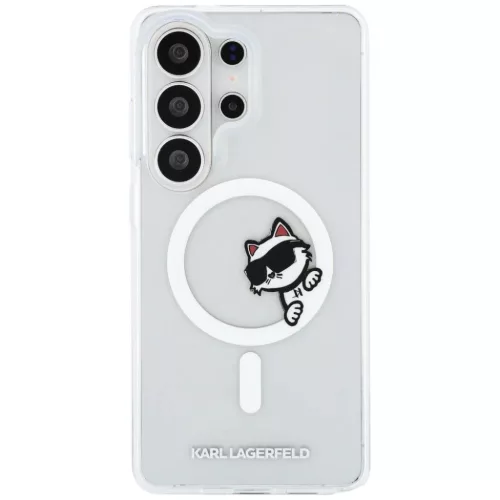 Samsung Galaxy S26 Ultra Karl Lagerfeld IML Choupette Peekaboo Logo Mágneses tok
