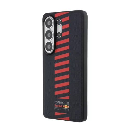 Samsung Galaxy S26 Ultra Sötétkék Red Bull PU bőr rácsos Powerbar mágneses tok