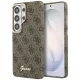 Samsung Galaxy S26 Ultra barna Guess PU 4G Script Metal Logo mágneses tok