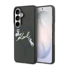 Samsung Galaxy S26 Karl Lagerfeld IML Choupette Karl Script Logo mágneses tok