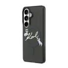 Samsung Galaxy S26 Karl Lagerfeld IML Choupette Karl Script Logo mágneses tok