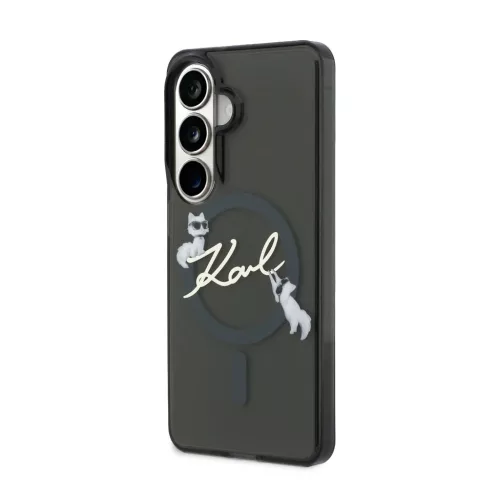 Samsung Galaxy S26 Karl Lagerfeld IML Choupette Karl Script Logo mágneses tok