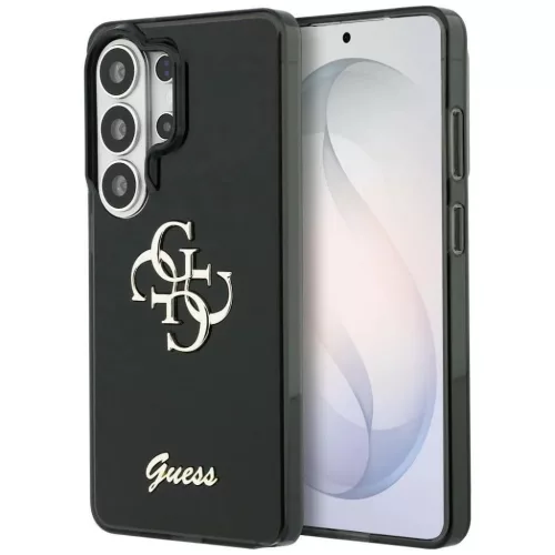 Samsung Galaxy 26 Ultra Fekete Guess IML 4G Script Metal Logo tok