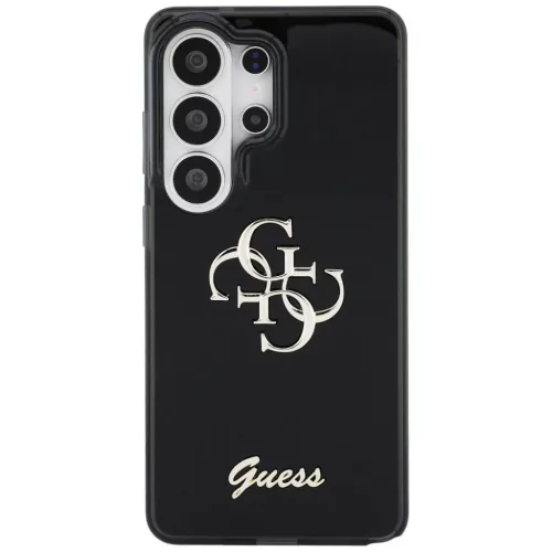 Samsung Galaxy 26 Ultra Fekete Guess IML 4G Script Metal Logo tok