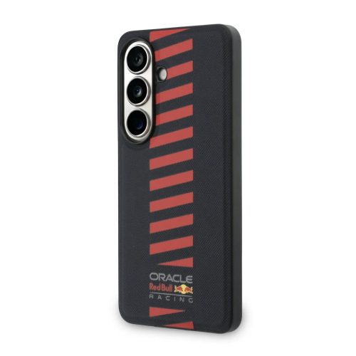 Samsung Galaxy S26 Navy Red Bull PU Bőr Hálós Powerbar Mágneses tok