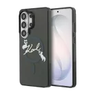 Samsung Galaxy S26 Ultra Fekete Karl Lagerfeld IML Choupette Karl Script Logo mágneses tok