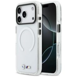   iPhone 17 Pro Max BMW M IML Shockproof Metal Logos MagSafe átlátszó tok