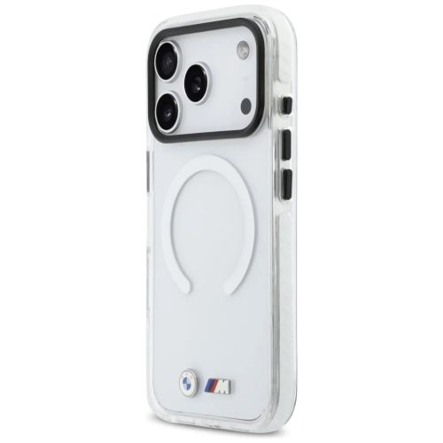 iPhone 17 Pro Max BMW M IML Shockproof Metal Logos MagSafe átlátszó tok