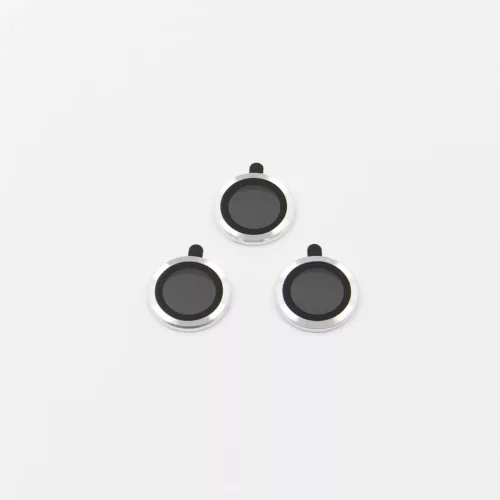 iPhone 17 Pro lencsevédő üvegfólia ezüst