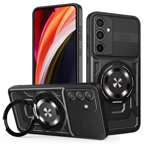 Samsung Galaxy A57 5G Defender Armor Mag fekete tok