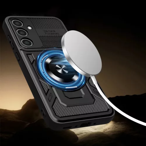 Samsung Galaxy A57 5G Defender Armor Mag fekete tok