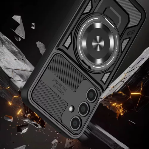 Samsung Galaxy A57 5G Defender Armor Mag fekete tok