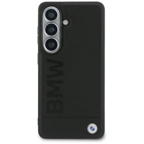 Samsung Galaxy S26 BMW bőr forró nyomásos MagSafe tok fekete