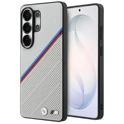 Samsung Galaxy S26 Ultra BMW Tricolor Metal Logo MagSafe szürke tok