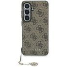Samsung Galaxy S26 Guess 4G Classic Logó Charm MagSafe tok barna