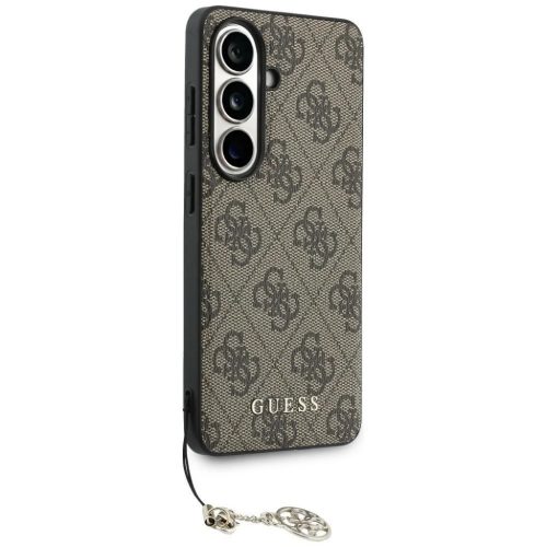 Samsung Galaxy S26 Guess 4G Classic Logó Charm MagSafe tok barna