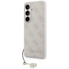 Samsung Galaxy S26 Guess 4G Classic Logo Charm MagSafe tok rózsaszín