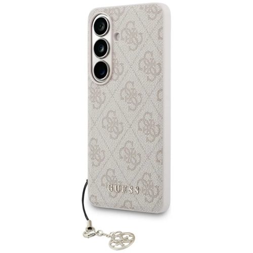 Samsung Galaxy S26 Guess 4G Classic Logo Charm MagSafe tok rózsaszín