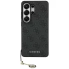 Samsung Galaxy S26 Ultra Guess 4G Classic Logó Charm MagSafe tok fekete