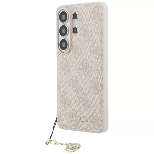 Samsung Galaxy S26 Ultra 4G Classic Logo Charm tok rózsaszín