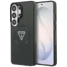 Samsung Galaxy S26 Ultra Guess IML Gradient Triangle MagSafe fekete tok