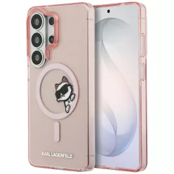   Samsung Galaxy S26 Ultra Karl Lagerfeld IML Peekaboo Choupette MagSafe tok rózsaszín