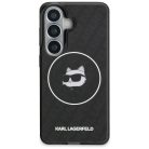 Samsung Galaxy S26 Karl Lagerfeld IML Repeated Choupette MagSafe tok fekete
