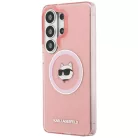 Samsung Galaxy S26 Ultra Karl Lagerfeld IML Repeated Choupette MagSafe tok rózsaszín