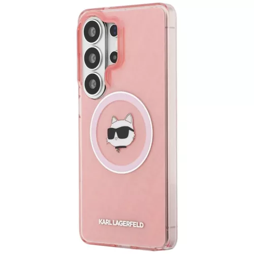 Samsung Galaxy S26 Ultra Karl Lagerfeld IML Repeated Choupette MagSafe tok rózsaszín