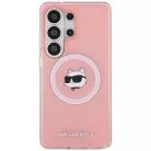 Samsung Galaxy S26 Ultra Karl Lagerfeld IML Repeated Choupette MagSafe tok rózsaszín