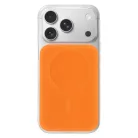Fényes Magsafe tok iPhone 16 Pro narancs tok
