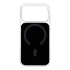 Fényes MagSafe tok iPhone 15 Pro Max készülékhez fekete tok